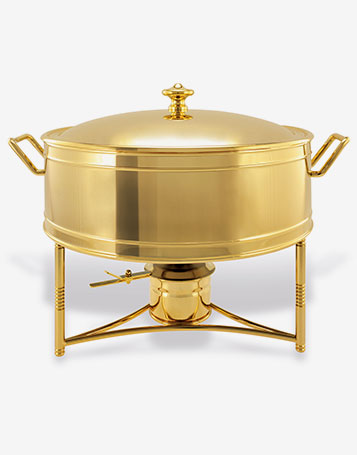 Gold plated Bain marie food container